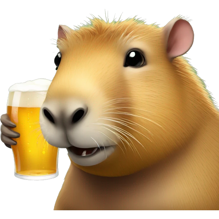 capybara-drink-beer emoji