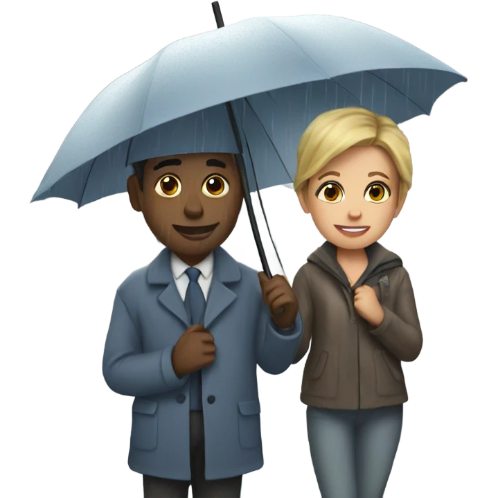 Rainy day in the city emoji
