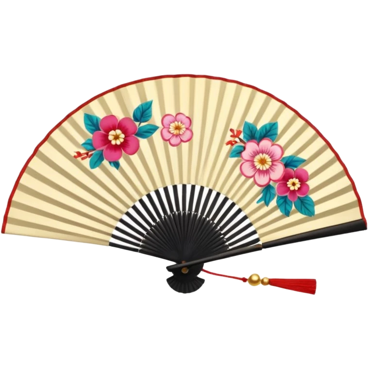 Japanese hand fan emoji