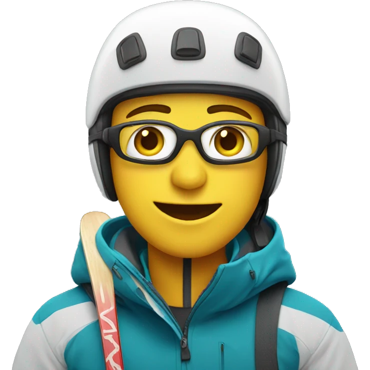 Skier emoji