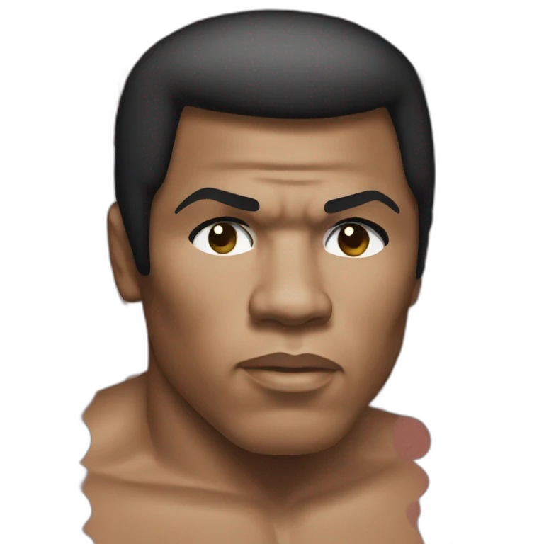 Muhammad ali who is boxing emoji