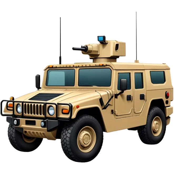 Humvee (HMMWV) (sand colour) emoji