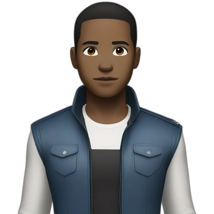 Android Connor from the video game detroit become human emoji