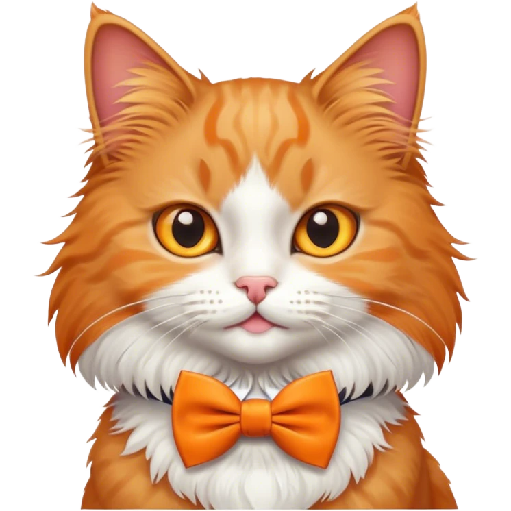 Gato con un moño  emoji