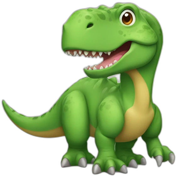 dinosaur with mouse head emoji