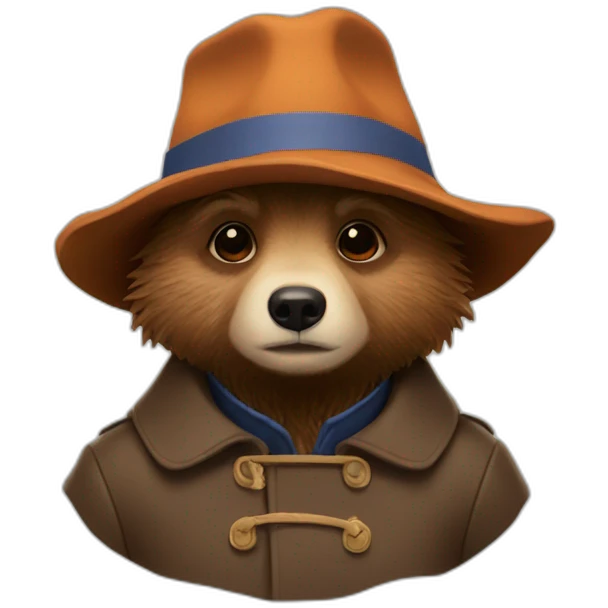 spooky paddington bear emoji