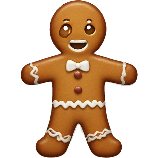 Ginger bread man  emoji