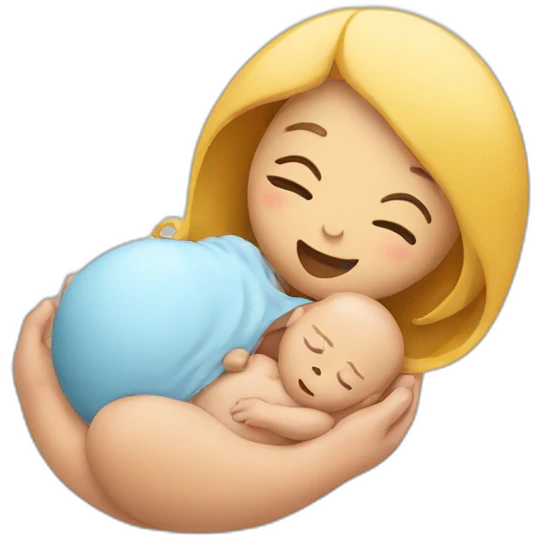 Giving birth emoji