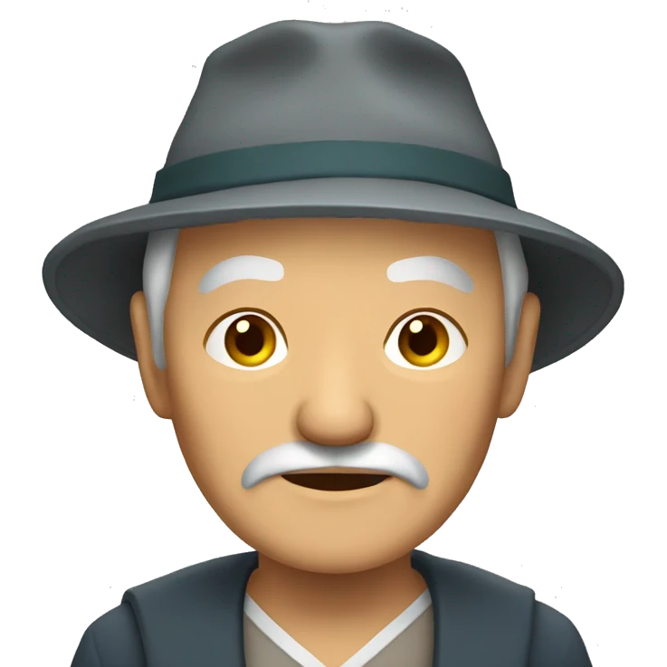 kazakh old man emoji
