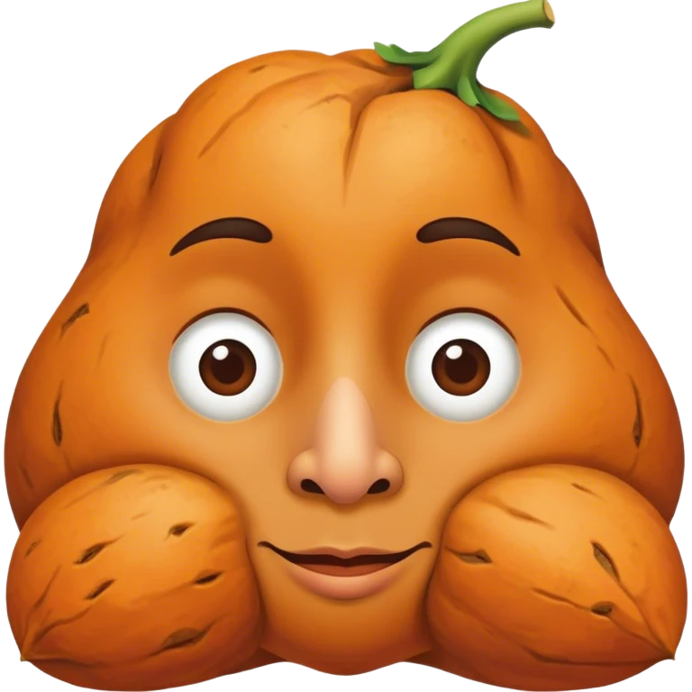 Yam nose emoji