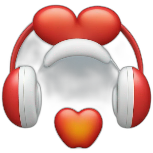 Apple hearphones emoji