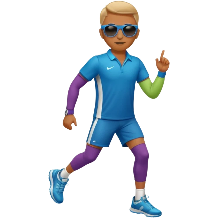 full body sports celebrity wearing sunglasses emoji