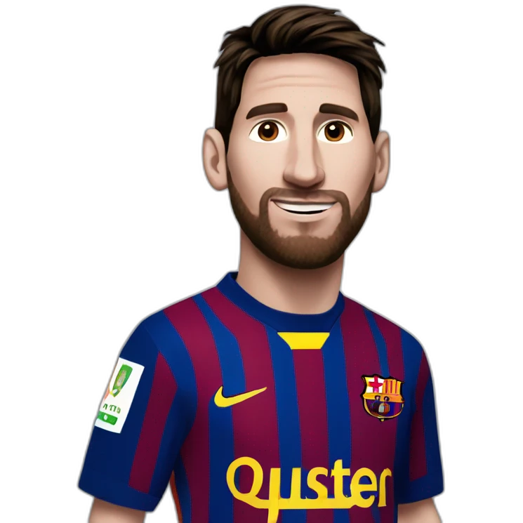 Messi gracioso emoji