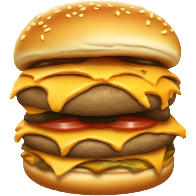 Angry cheese burger  emoji