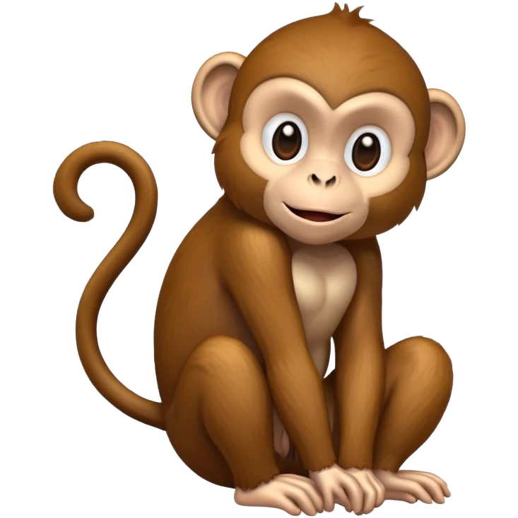 Monkey itching butt emoji