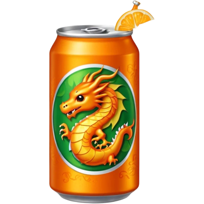 Création d’une canette de fanta saveur mangue fruit du dragon emoji