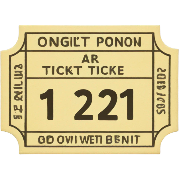 Ticket emoji