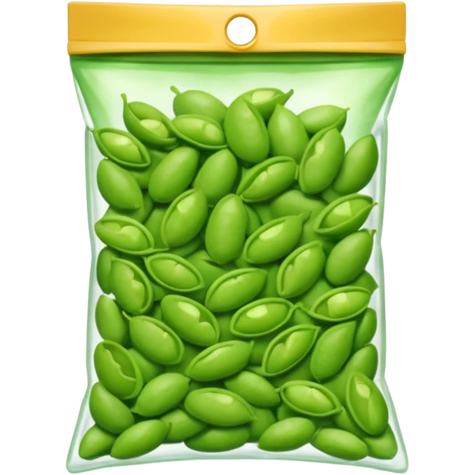 edamame snack bag emoji