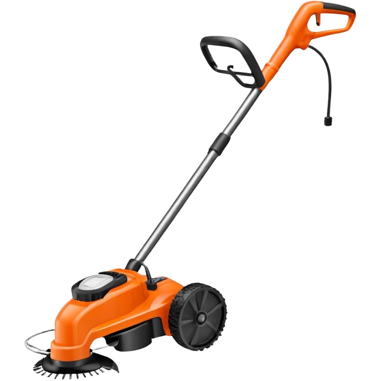 Echo lawn trimmer with orange more like the real thing  emoji
