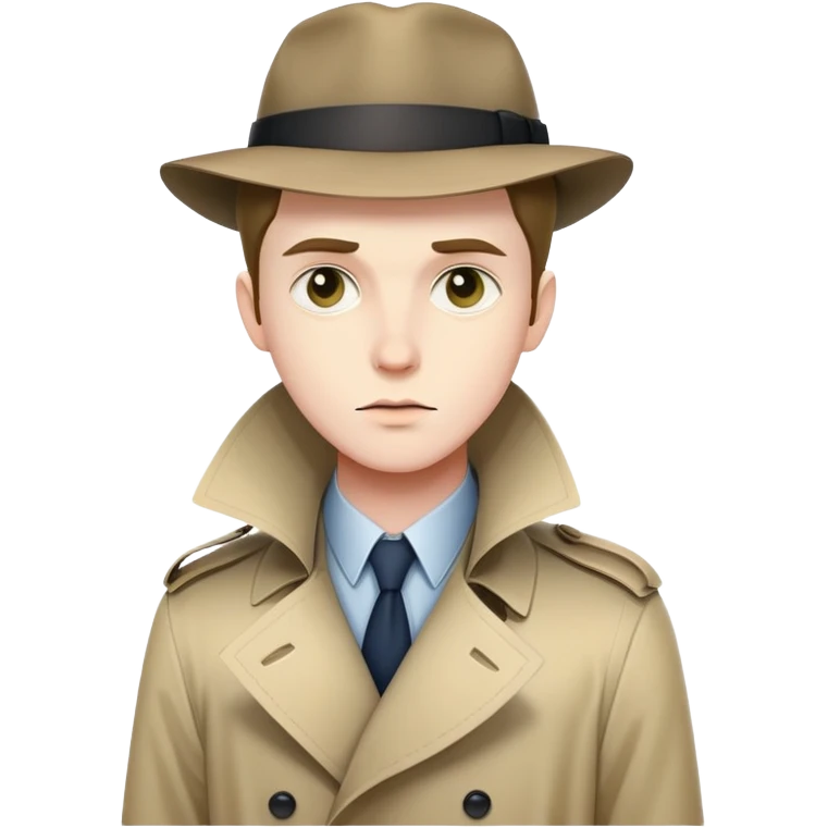 Mysterious detective  emoji
