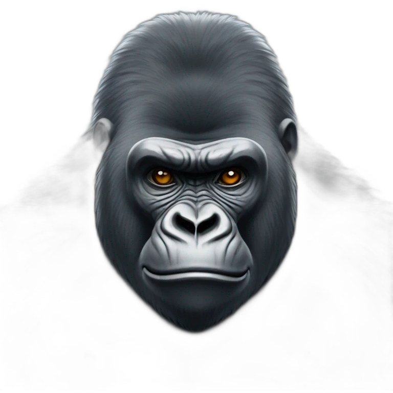 Gorilla feeling cold emoji