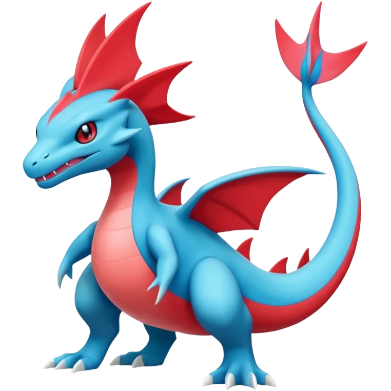 Inteleon-Amaura-Salamence-Pokémon-fusion (full body) emoji