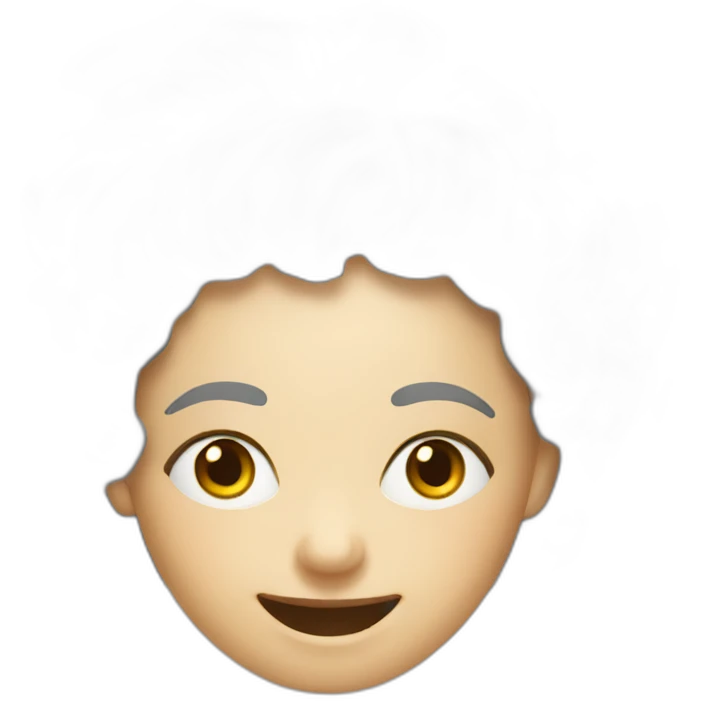 Zany face women studying emoji