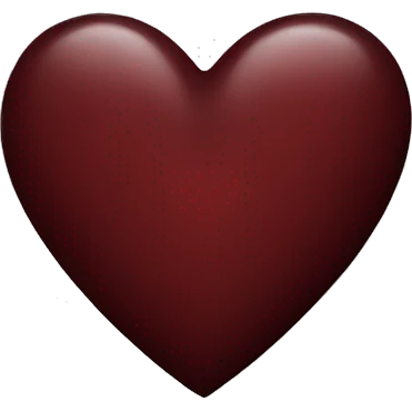 dark red heart emoji