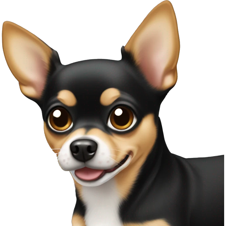 Black and tan chihuahua emoji