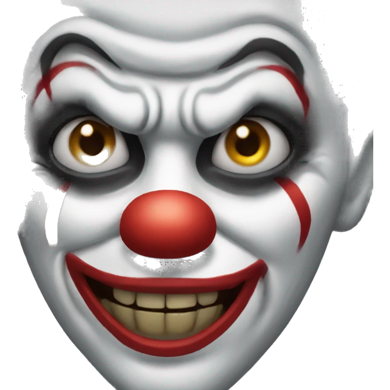 Scary clown  emoji