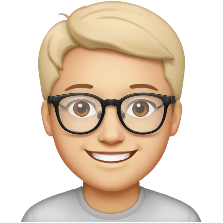 Smile Face With Glasses emoji