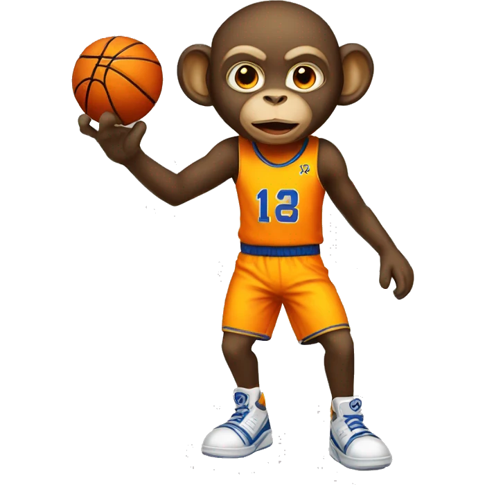 monkey basketball emoji