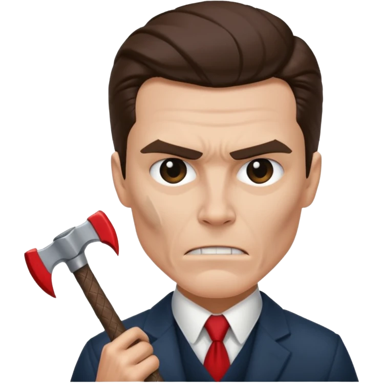 Американский психопат с топором emoji