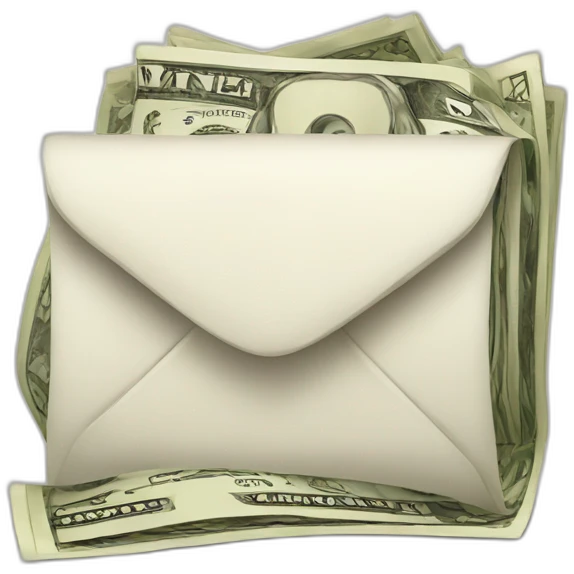 Letter M millionaire money emoji