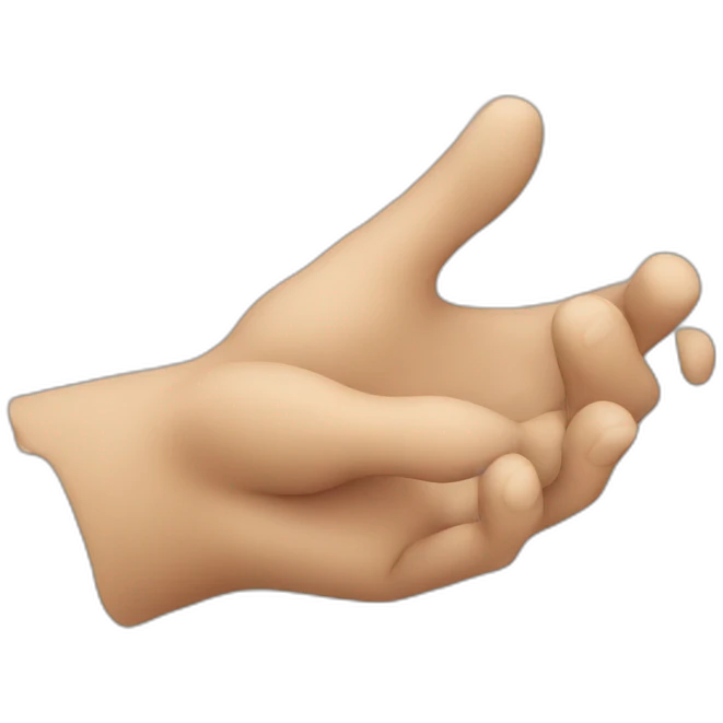 hands grabbing something emoji