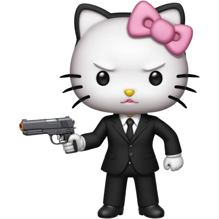 Mafia boss hello kitty who is a killer emoji