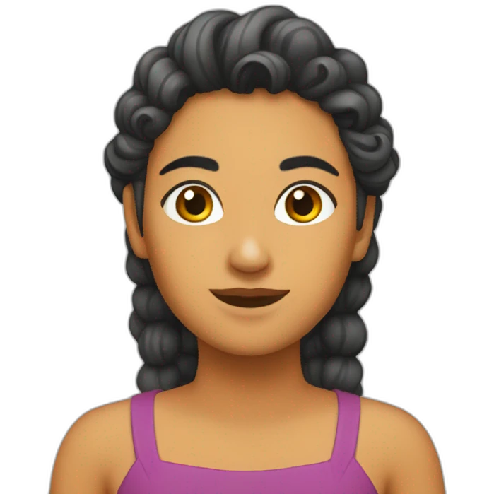 Reina colorada emoji