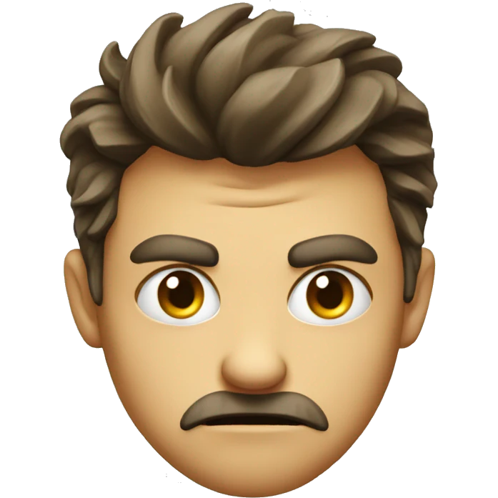 Mad face emoji