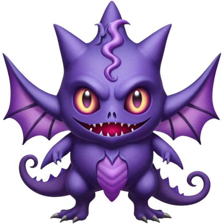 Mismagius-Misdreavus-Ghastly-Haunter-Fakémon-hybrid-creature (full body)  emoji