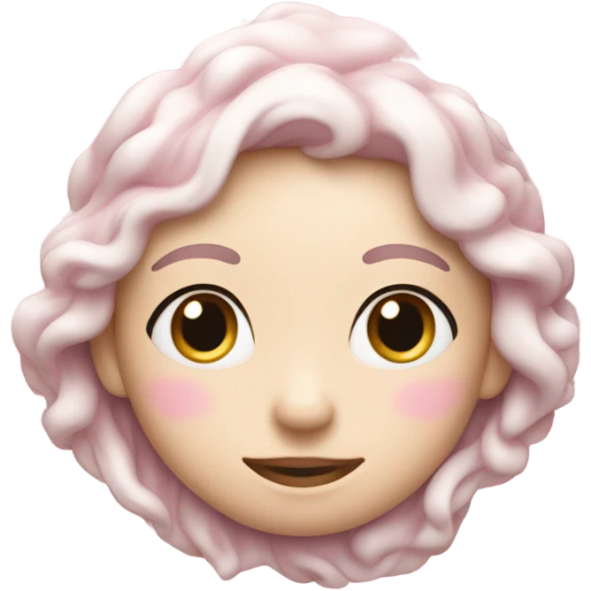 pastel pink snowflake  emoji
