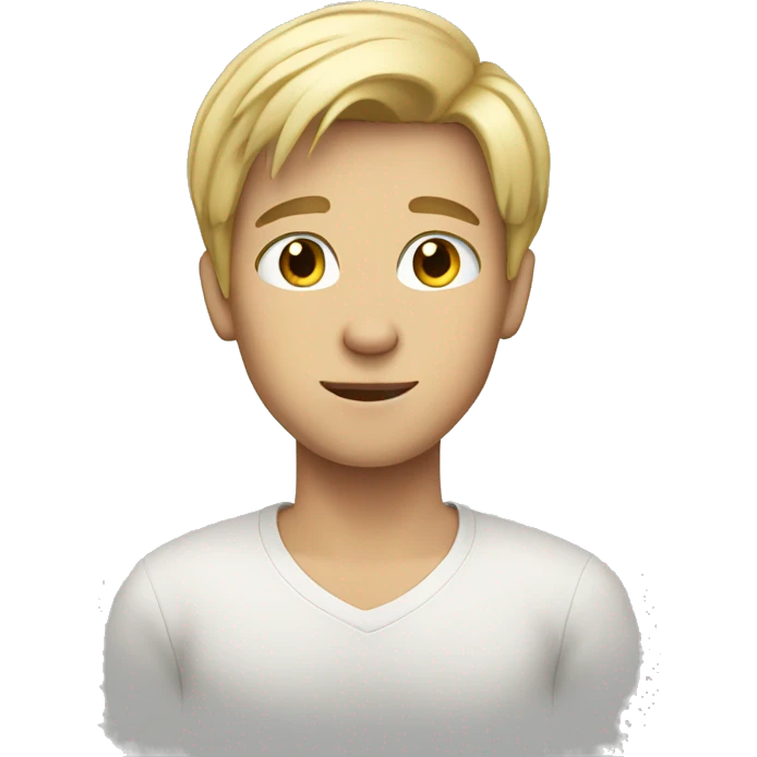 blonde brunette boy  emoji