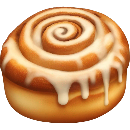 a warm cinnamon roll emoji