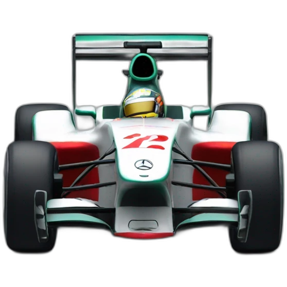 Formula 1 mercedes emoji