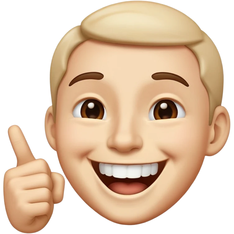 Face laughing and pointing emoji