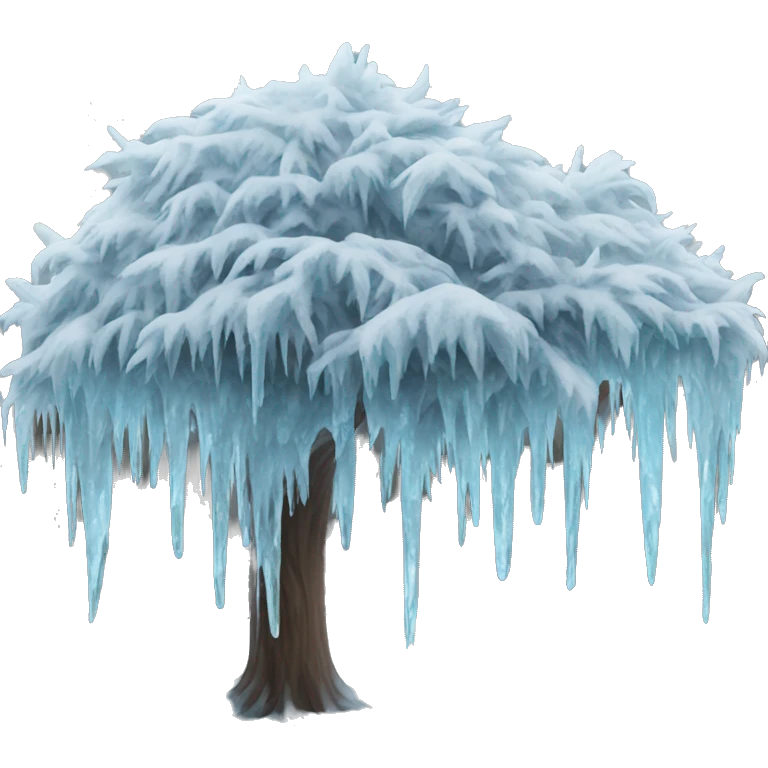 Ice storm emoji