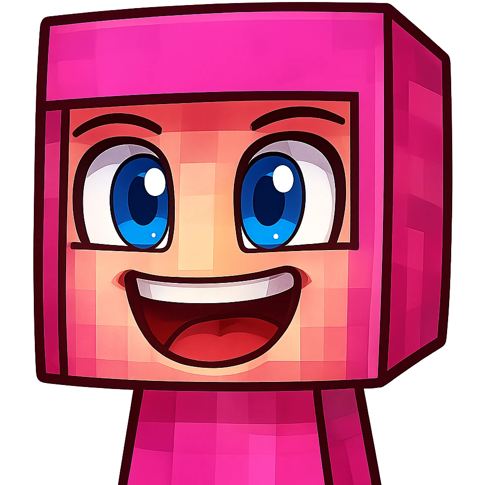 Extract only the face of the second character from the left, keeping the original Minecraft cartoon style and appearance, on a transparent background. emoji