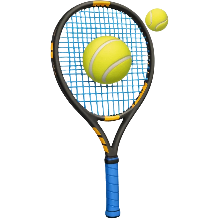 padel a racket with a yellow tennis ball emoji