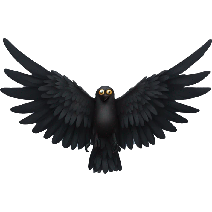 Black wings  emoji