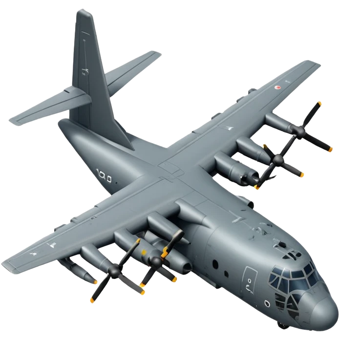 create a realistic AC-130 gunship emoji