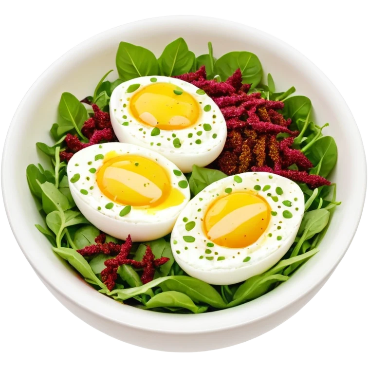Egg, Labneh and Sumac Salad Bowls
 emoji